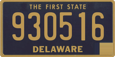 DE license plate 930516