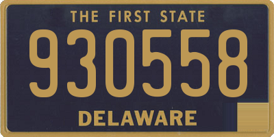 DE license plate 930558