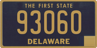 DE license plate 93060