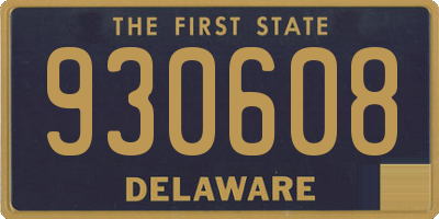 DE license plate 930608