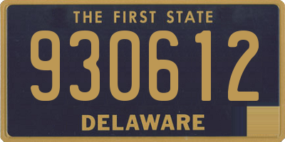 DE license plate 930612