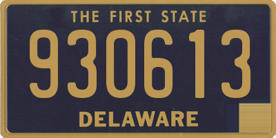 DE license plate 930613