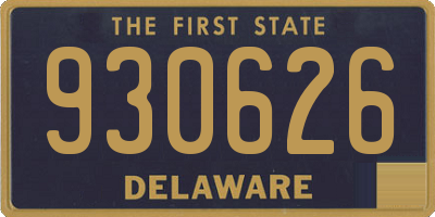 DE license plate 930626