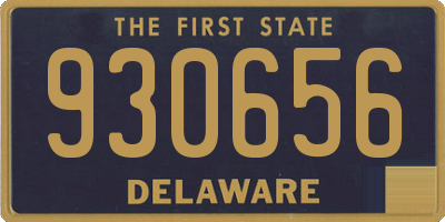 DE license plate 930656