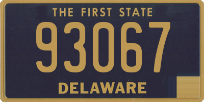DE license plate 93067