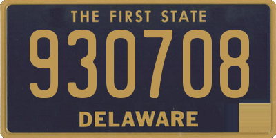 DE license plate 930708