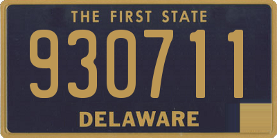 DE license plate 930711