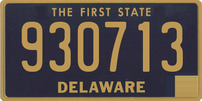 DE license plate 930713