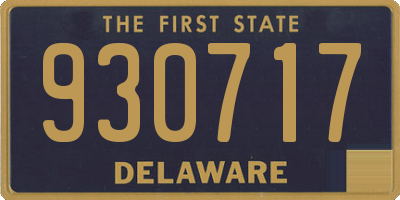 DE license plate 930717