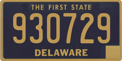 DE license plate 930729