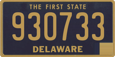 DE license plate 930733