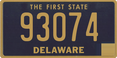DE license plate 93074