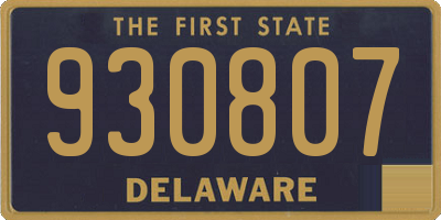 DE license plate 930807
