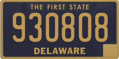 DE license plate 930808