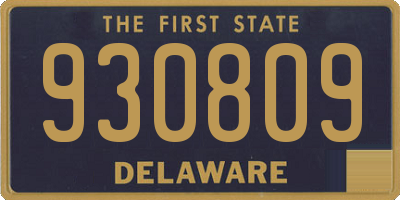 DE license plate 930809
