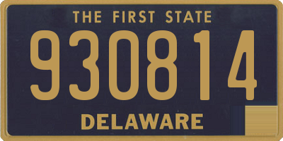 DE license plate 930814
