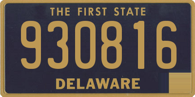 DE license plate 930816