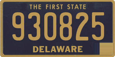 DE license plate 930825