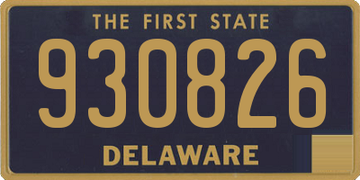 DE license plate 930826