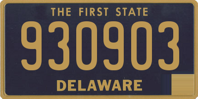 DE license plate 930903