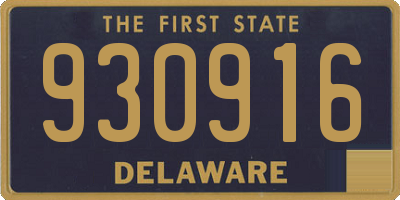 DE license plate 930916