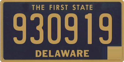 DE license plate 930919