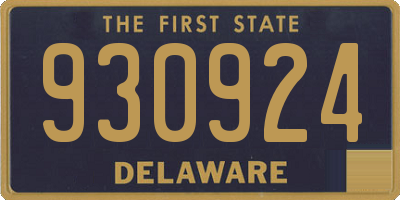 DE license plate 930924