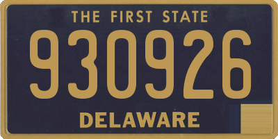 DE license plate 930926