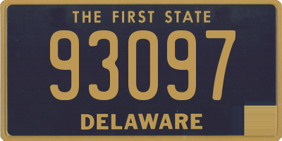 DE license plate 93097