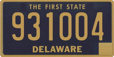 DE license plate 931004