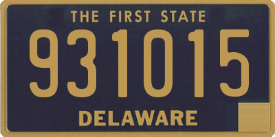 DE license plate 931015