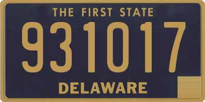 DE license plate 931017