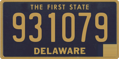 DE license plate 931079