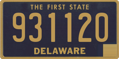 DE license plate 931120
