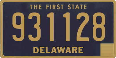 DE license plate 931128