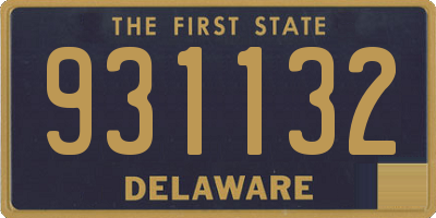 DE license plate 931132