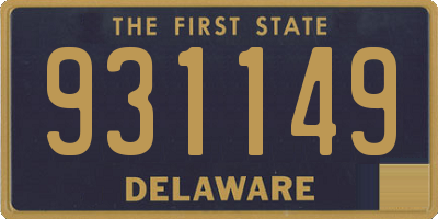 DE license plate 931149