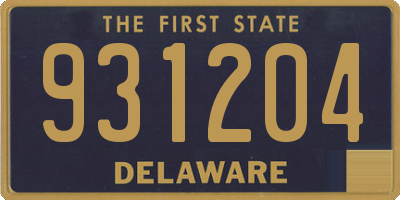 DE license plate 931204