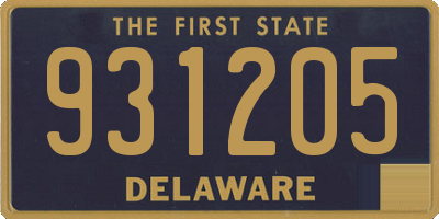 DE license plate 931205