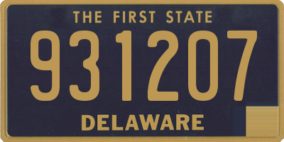 DE license plate 931207