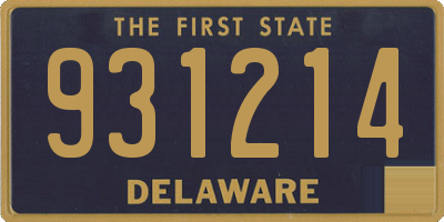 DE license plate 931214