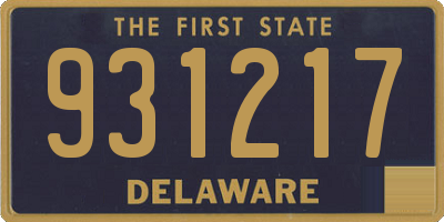 DE license plate 931217