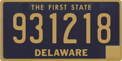 DE license plate 931218