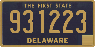 DE license plate 931223