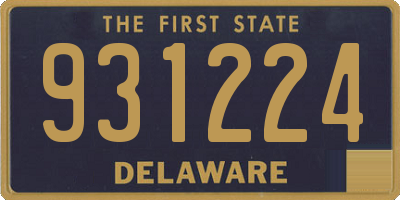 DE license plate 931224