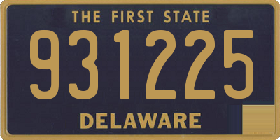 DE license plate 931225