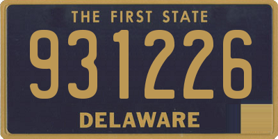 DE license plate 931226