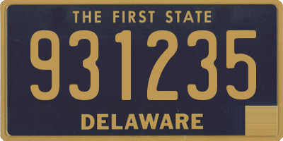 DE license plate 931235