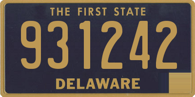 DE license plate 931242