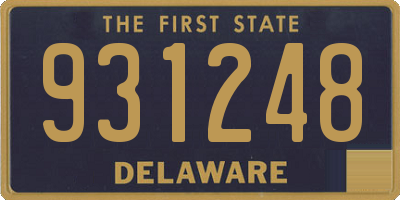 DE license plate 931248